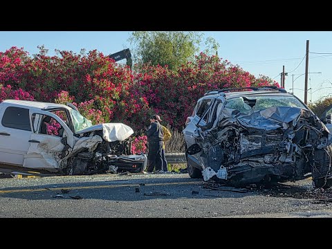 Two Injured in Head-On Collision