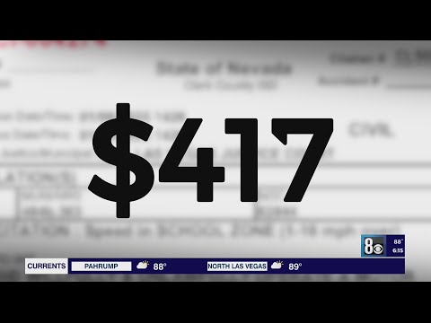 Las Vegas driver hit with $417 ticket wants traffic laws changed