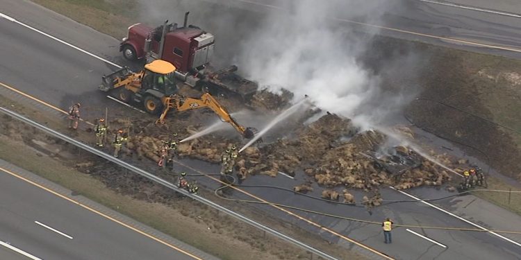 I-95 Reopens After Fiery Tanker Truck Crash Near Dunn Causes Major Delays