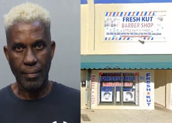 A Miami barbershop owner has been accused of selling rock cocaine out of business