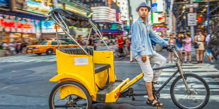 A New Bill Would Prohibit Pedicabs From Broadway. Some Drivers Say It Misses The Point