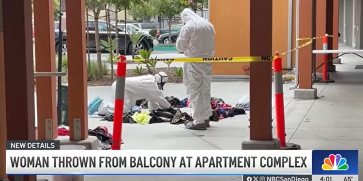 Man Allegedly Throws Girlfriend Head-First Off Third-Story Balcony in San Diego