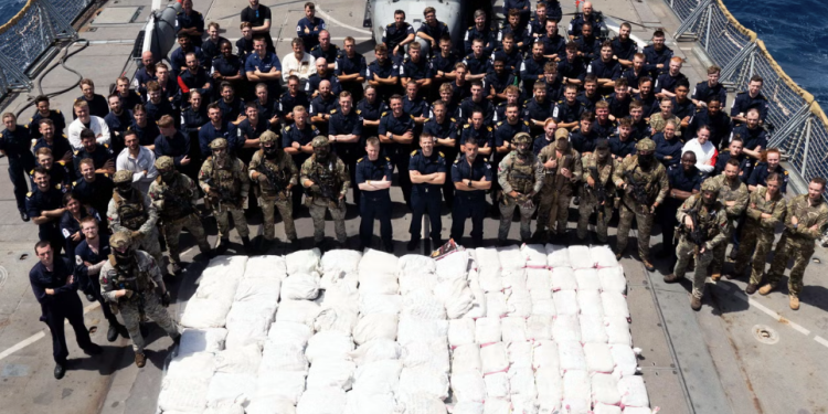 Royal Navy Warship Seizes £30 Million Worth of Drugs in Arabian Sea